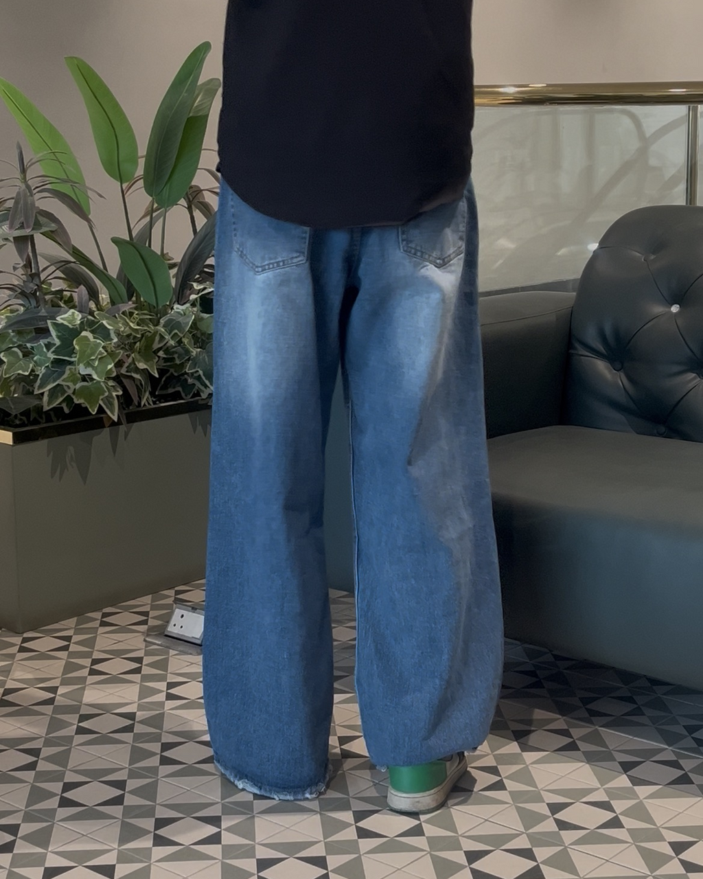 Fine Blue Grinded Baggy